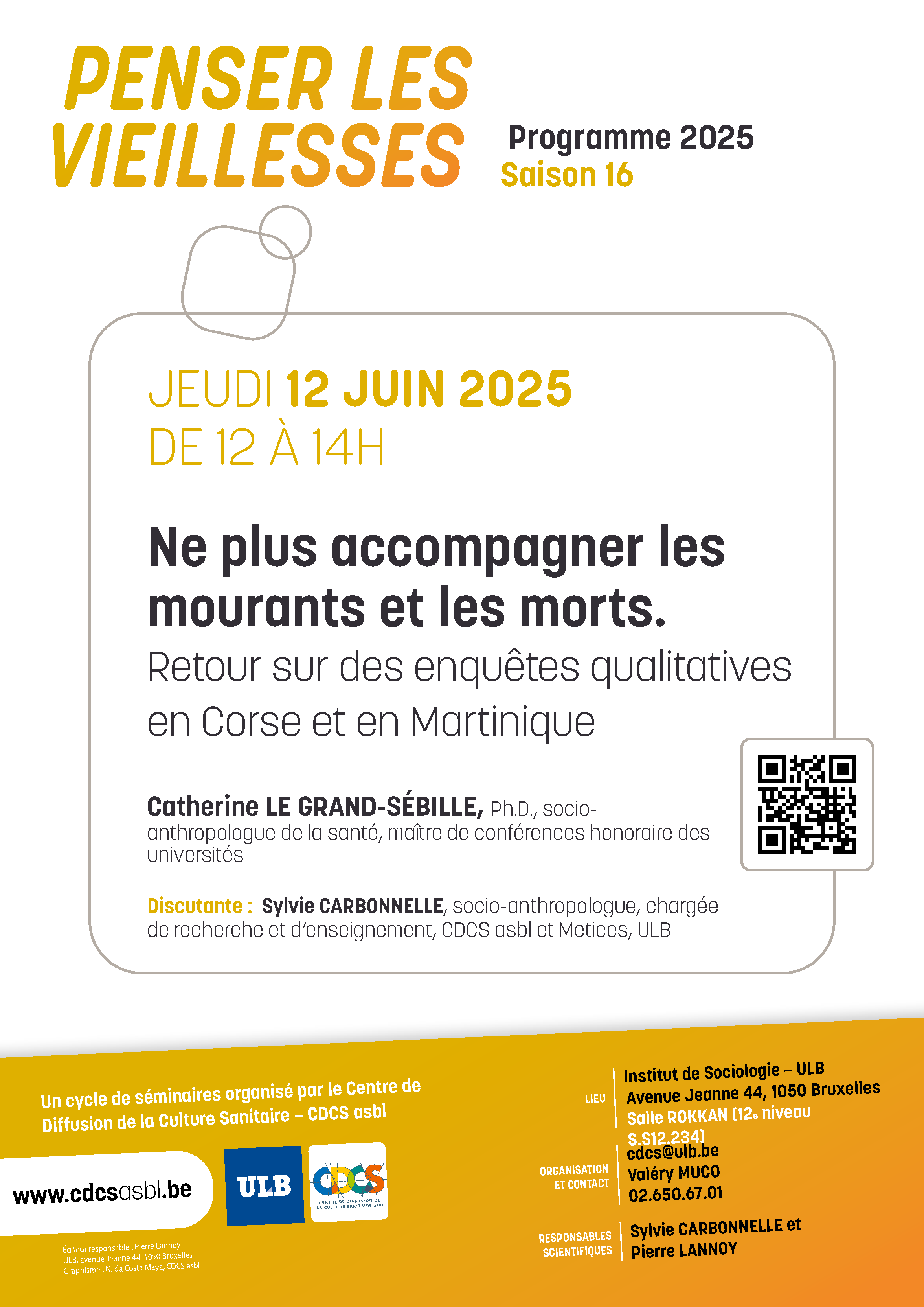 Séminaire organisé par le Centre de Diffusion de la Culture Sanitaire (CDCS asbl)